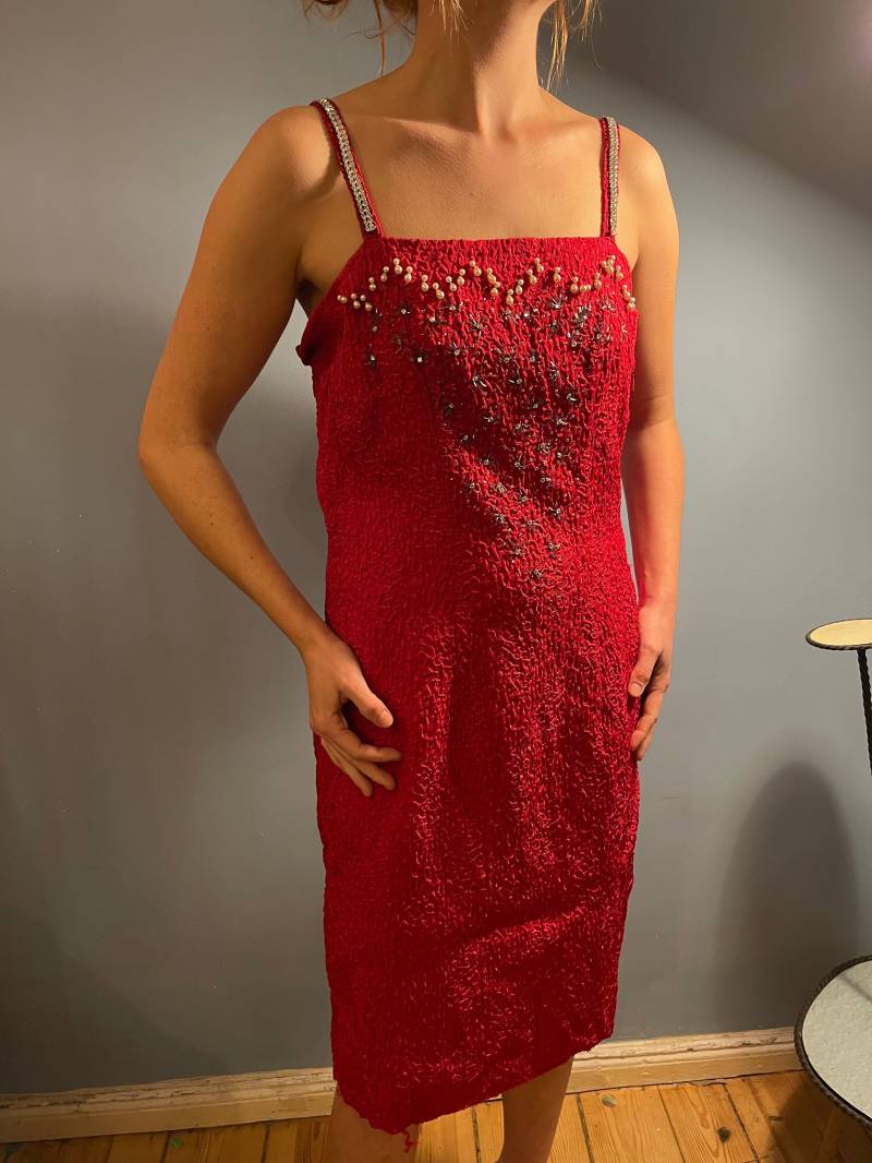 1950Er Jahre Bombe True Vintage Rotes Kleid Größe M 1950Er Jahre Bombe True Vintage Rotes Kleid Größe M von JosuDeJosusVintagesh