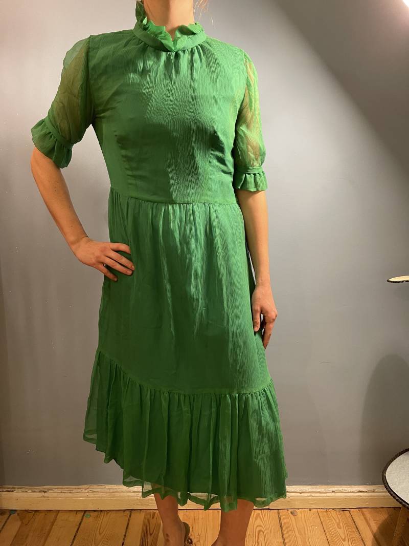 Grünes Kleid 1950Er Jahre True Vintage Gr. L von JosuDeJosusVintagesh
