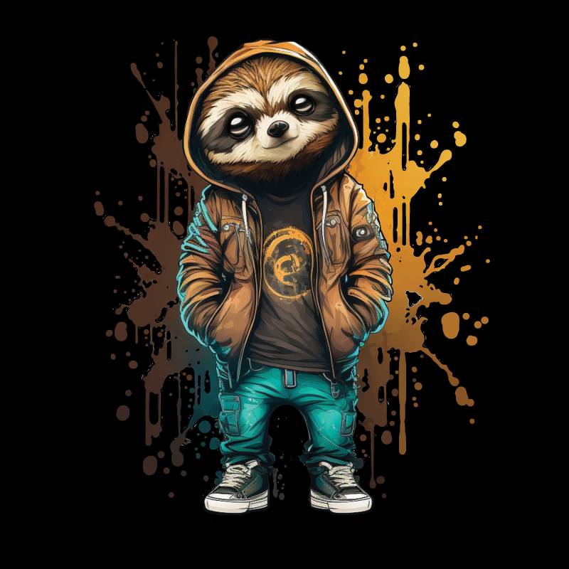 Bügelbild Faultier Bügelbild Faultier von Josymaus