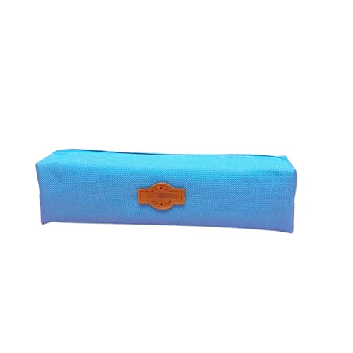 Joucien 2 Stück – Minimal personalisierte Schreibwaren-Tasche für Männer und Frauen – Schüler-Bleistift-Schreibwaren-Aufbewahrungs-Bleistift-Box – Himmelblau Joucien 2 Stück – Minimal personalisierte Schreibwaren-Tasche für Männer und Frauen – Schüler-Bleistift-Schreibwaren-Aufbewahrungs-Bleistift-Box – Himmelblau von Joucien