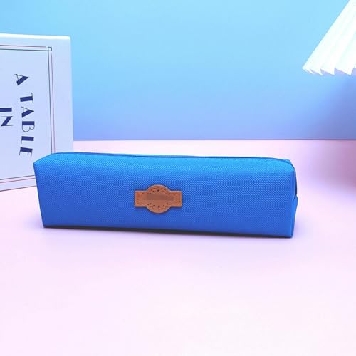 Joucien 2 Stück – Minimal personalisierte Schreibwaren-Tasche für Männer und Frauen – Schüler-Bleistift-Schreibwaren-Aufbewahrungs-Bleistift-Box – Precious Blue Joucien 2 Stück – Minimal personalisierte Schreibwaren-Tasche für Männer und Frauen – Schüler-Bleistift-Schreibwaren-Aufbewahrungs-Bleistift-Box – Precious Blue von Joucien