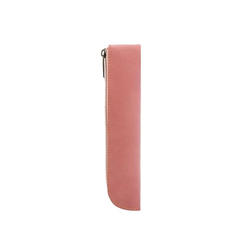 Joucien 2 x matte Retro-Stift-Aufbewahrungstasche, Mädchen, Prüfungsbedarf, Federmäppchen, rosa von Joucien