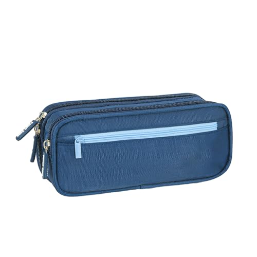 Joucien Einfache und personalisierte Schreibwarentaschen für männliche und weibliche Studenten, Kunstwerkzeuge, Schreibwaren-Aufbewahrungstaschen, Marineblau Joucien Einfache und personalisierte Schreibwarentaschen für männliche und weibliche Studenten, Kunstwerkzeuge, Schreibwaren-Aufbewahrungstaschen, Marineblau von Joucien