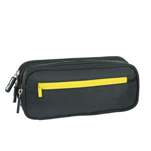 Joucien Einfache und personalisierte Schreibwarentaschen für männliche und weibliche Studenten, Kunstwerkzeuge, Schreibwaren-Aufbewahrungstaschen, schwarz von Joucien