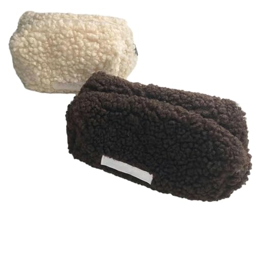 Joucien Koreanische Version von fähigem und einfachem Plüsch-Federmäppchen, Schülerwechsel-Schreibwaren-Aufbewahrungstasche, zufällige Auswahl eines Stils von Joucien