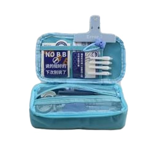 Joucien Niedliches und personalisiertes Federmäppchen für Männer und Frauen, koreanische Version mit integriertem Reißverschluss, einfache Grundschule Schreibwarenbox – integrierter Reißverschluss, von Joucien