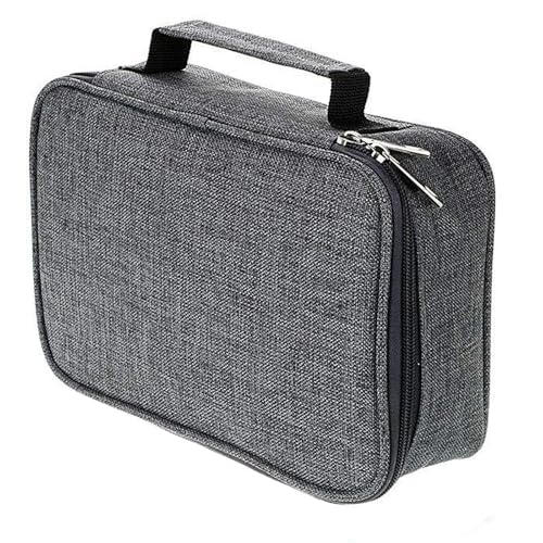 Joucien Wasserdichtes Federmäppchen für männliche und weibliche Studenten, Kunst-Skizzierbleistift, Schreibwaren-Aufbewahrungstasche, grau von Joucien