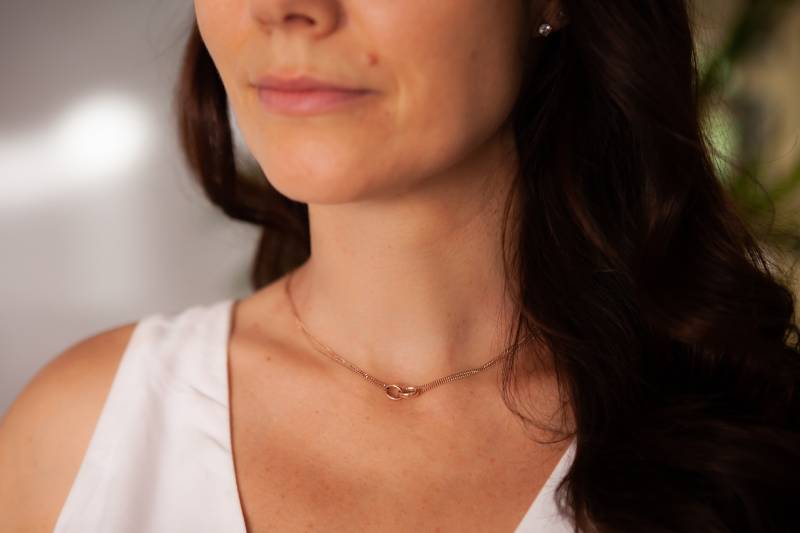 Fingerprint Heart Duo Necklace Fingerprint Heart Duo Necklace von Joulberry