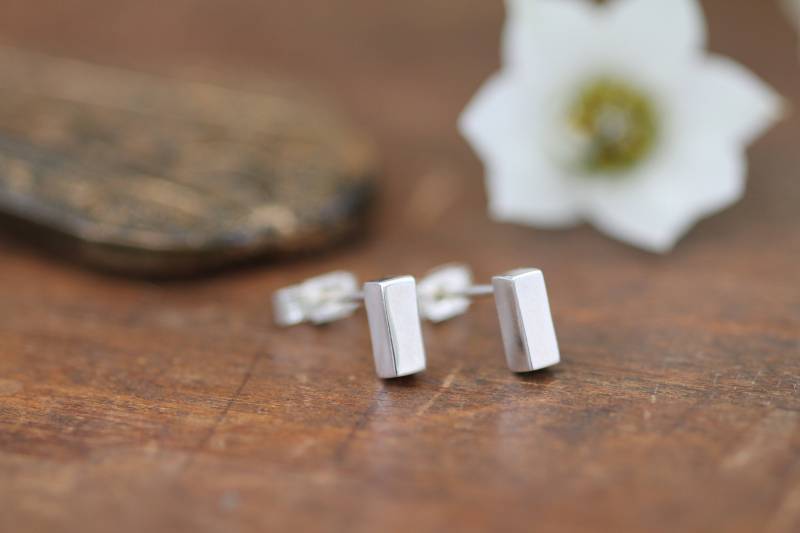 Kensington Silber Bolzen Ohrringe | Sterling 925 Massiv Kensington Silber Bolzen Ohrringe | Sterling 925 Massiv von Joulberry
