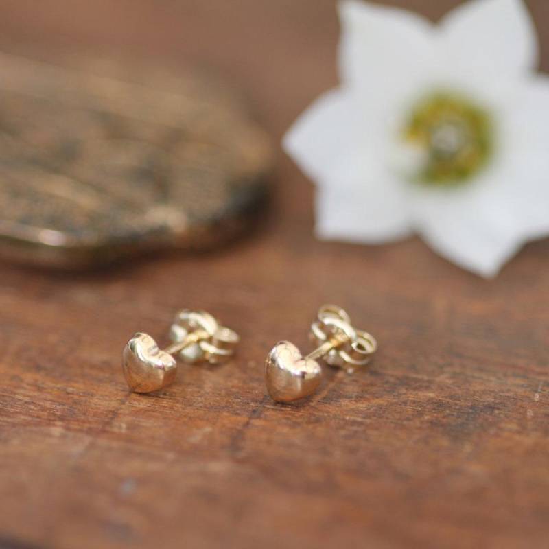 Luna Goldene Gehämmerte Ohrringe | 9 Karat Massivgold 375 9K Luna Goldene Gehämmerte Ohrringe | 9 Karat Massivgold 375 9K von Joulberry