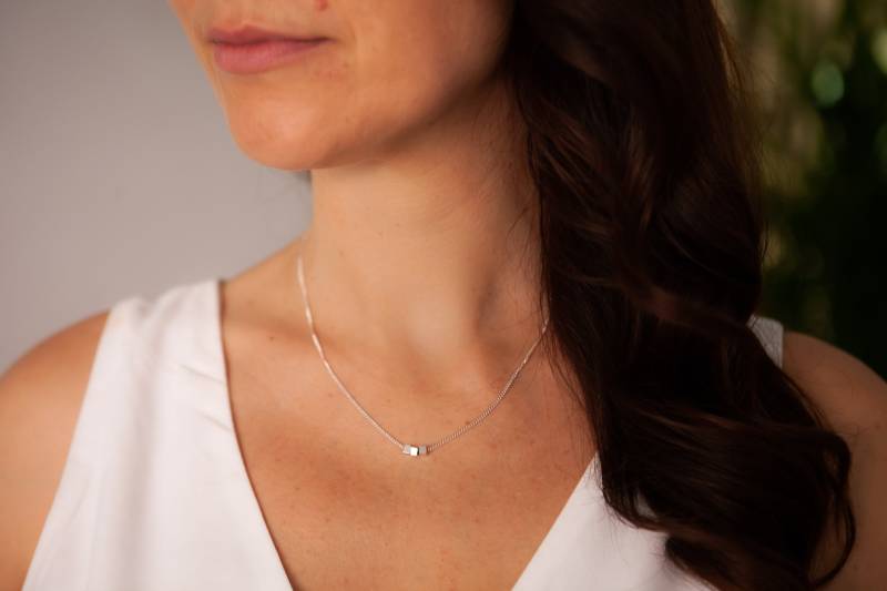 Nova Silber Würfel Kette Nova Silber Würfel Kette von Joulberry