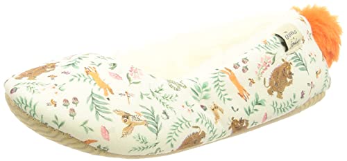 Joules Dreama Hausschuh, Gruffalo White Floral, XS (EU 25/27) Joules Dreama Hausschuh, Gruffalo White Floral, XS (EU 25/27) von Joules