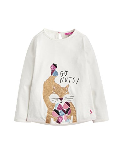 Joules Applique Top - Creme Eichhörnchen - 5 years - 110 cm von Joules