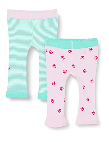 Joules Baby-Mädchen Lebendig Leggings, Katzen-und Hundepfoten, 0-6 Monate von Joules