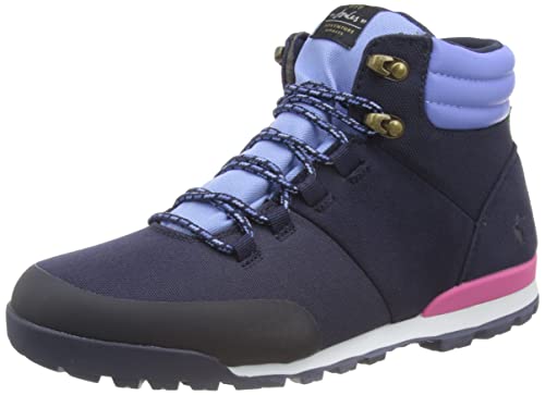 Joules Damen Chedworth Stiefelette, Marineblauer Farbblock, 42 EU Weit von Joules