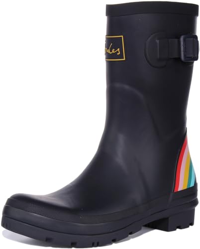 Joules Damen Molly Welly Gummistiefel, Navy Rainbow, 42 EU von Joules