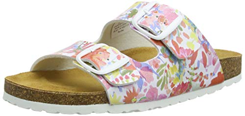 Joules Damen Penley Sandalen, Weiß (White Meadow Whtmdow),7 (40 EU) von Joules