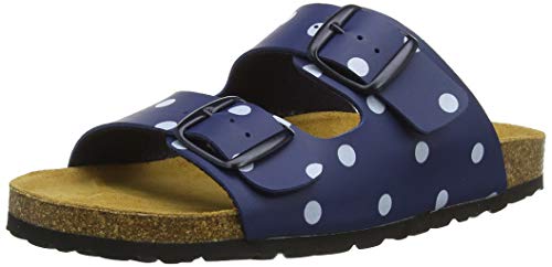 Joules Damen Penley Sandalen Blau (Dark Blue Spot Dbluspot) 7 (40 EU) von Joules