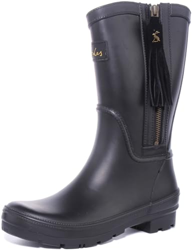 Joules Damen Rosalind Gummistiefel, Schwarz, 36 EU von Joules