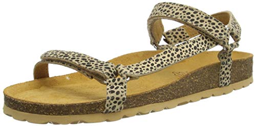 Joules Damen Savannah Sandale, Braun Gepard Spot, 42 EU von Joules