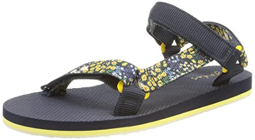 Joules Damen Trail Flache Sandale, Navy Ditsy, 38 EU von Joules