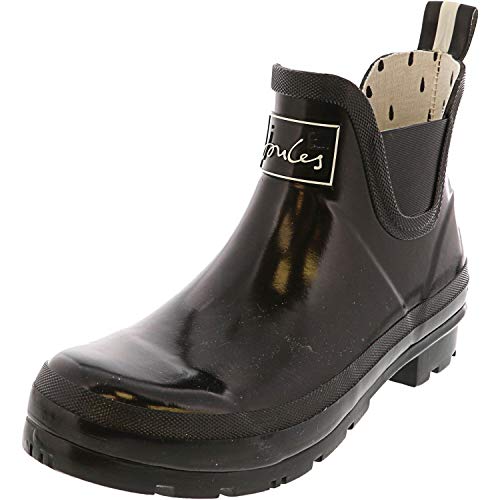 Joules Damen Wellibob Gloss Gummistiefel, True Black, 37 EU von Joules