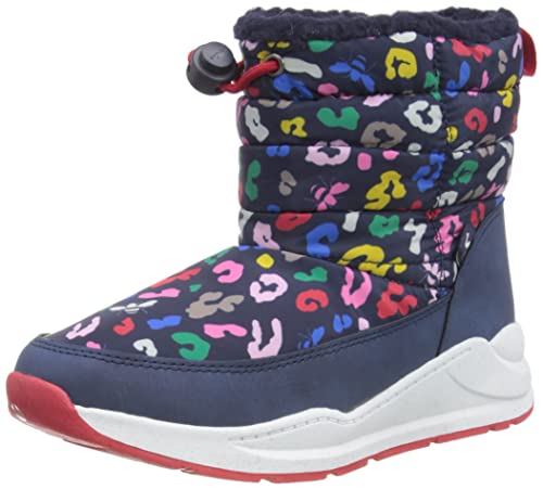 Joules Jnr Winterstiefel Stiefelette, Navy Leopard, 33 EU von Joules