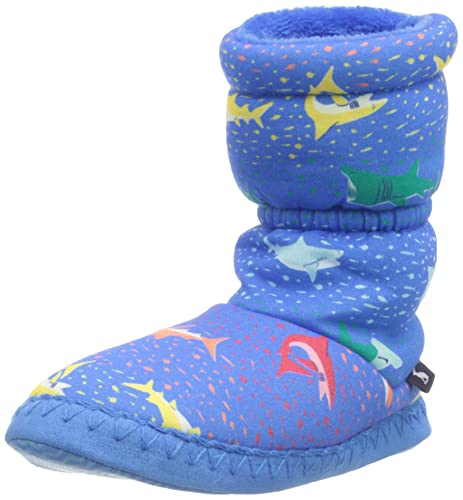 Joules Jungen Jnr Padabout Hausschuh, Rainbow Shark, Medium EU von Joules