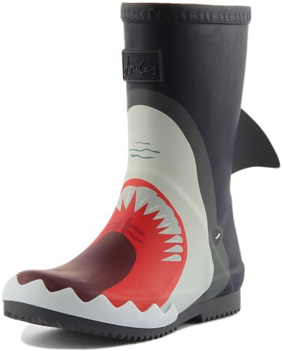 Joules Jnr Roll Up Rain Boot, NVYSHRK, 11 UK von Joules