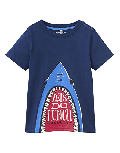 Joules Jungen T-Shirt blau Navy Shark von Joules