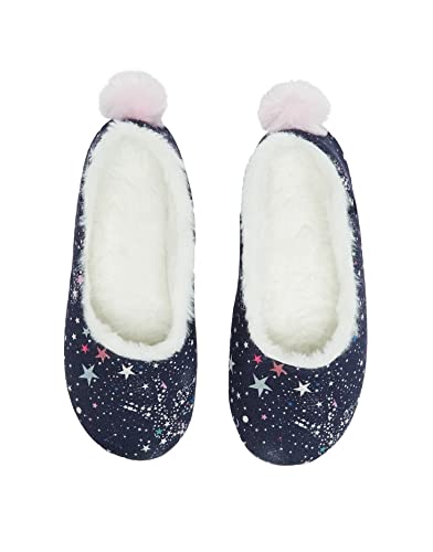 Joules JNR Dreama Slipper, Blue Star Horse, X-Small UK Child von Joules