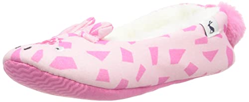 Joules Mädchen Jnr Dreama Hausschuh, Pink Giraffe, X-Small EU von Joules