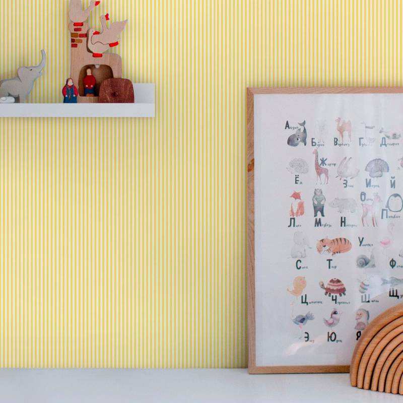 Joules Vliestapete "Country Critters Ticking Stripe Lemon" Motiv glatt Motiv Joules Vliestapete "Country Critters Ticking Stripe Lemon" Motiv glatt Motiv von Joules