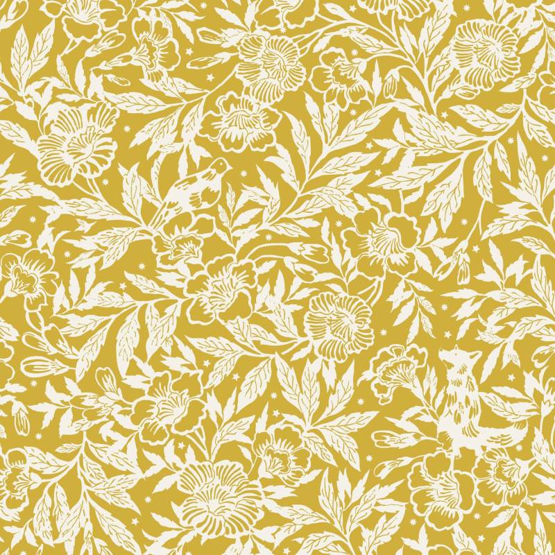 Joules Vliestapete "Twilight Ditsy Antique Gold" floral glatt floral Joules Vliestapete "Twilight Ditsy Antique Gold" floral glatt floral von Joules