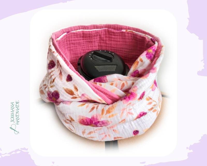 Loopschal Damen - Loop Schal Beere Floral Blumen Loopschal Damen - Loop Schal Beere Floral Blumen von JoumanaHandmade