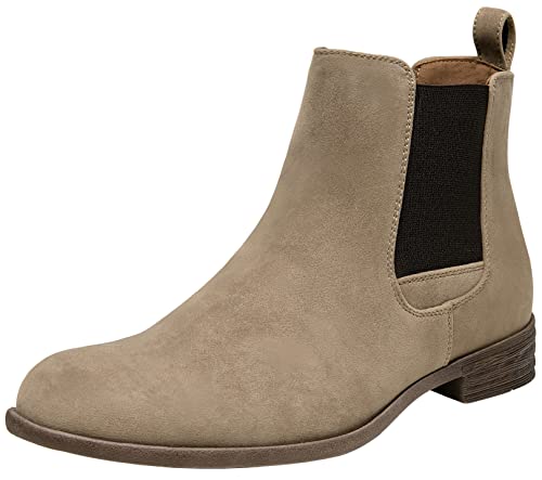 Jousen Herren Chelsea Boots Casual Ankle Dress Boots für Herren, Amy8150-Pilz, 46 EU von Jousen