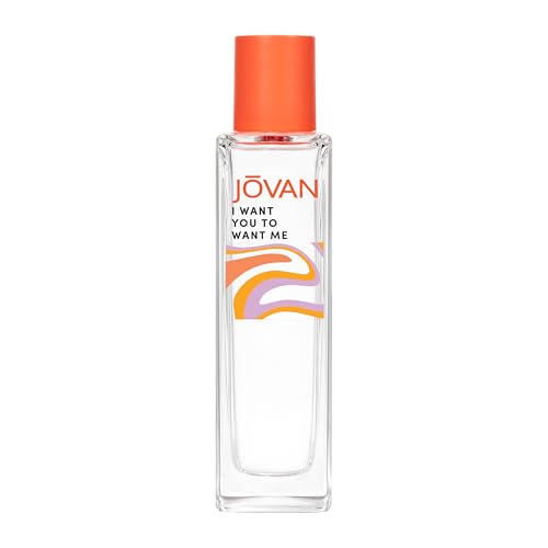 Jovan I Want You To Want Me Eau de Parfum, vegane Formel, langanhaltend, Moschus, bernsteinfarbener Moschus, 100 ml von Jovan