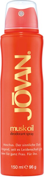 Jovan Musk Oil Deodorant Body Spray 150 ml for Women von Jovan