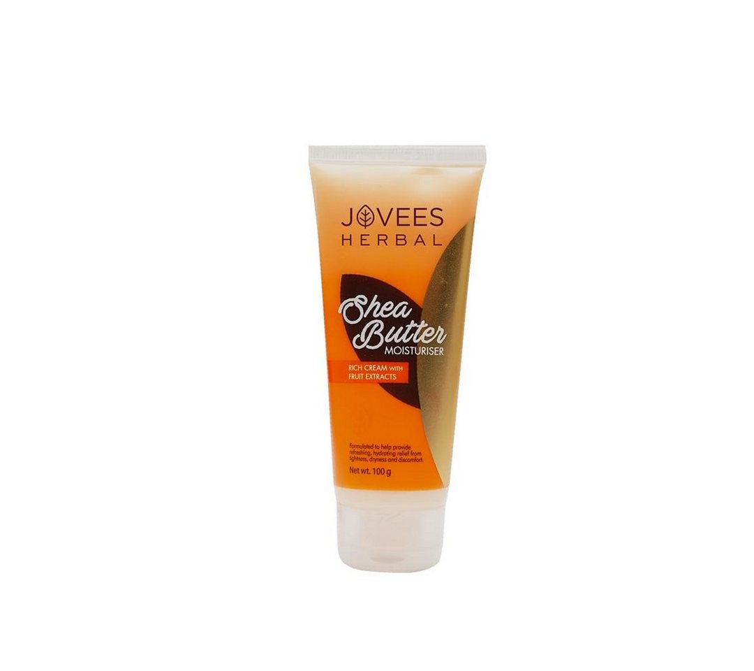 Jovees Feuchtigkeitscreme Jovees Herbal Shea Butter Moisturizer für Frauen/Männer Ohne Parabene, Alle Hauttypen, 2-tlg., Reduziert Hautentzündungen und stellt die Feuchtigkeit wieder her von Jovees