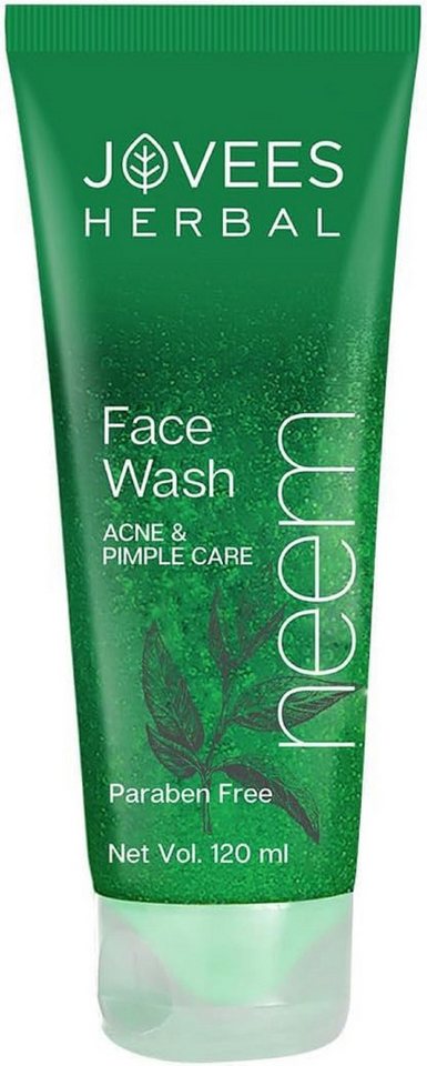 Jovees Gesichtswasser Herbal Neem Face Wash, For Oily & Acne Prone Skin, Für Männer & Frauen, 2-tlg., BEHANDELN Die antibakteriellen Eigenschaften von Jovees