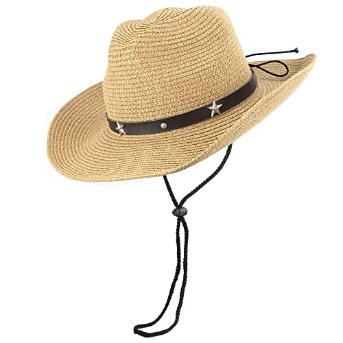 JowTreex Strohhut, Mütze, Kopfbedeckung für Damen und Herren, Sommer-Strand-Panama-Formbarer Sonnenhut mit breiter Krempe, Fedora-Strandhut, khaki, One size JowTreex Strohhut, Mütze, Kopfbedeckung für Damen und Herren, Sommer-Strand-Panama-Formbarer Sonnenhut mit breiter Krempe, Fedora-Strandhut, khaki, One size von JowTreex