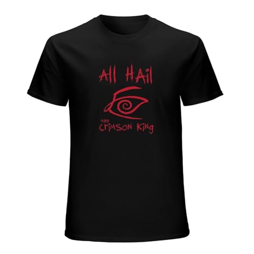 Men All Hail The Crimson King Dark Tower Funny Novelty Short-Sleeve T-Shirt Black XL von Joxlbo