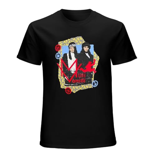 Milli Vanilli Back and In Attack Album Cotton Unisex Short-Sleeve T-Shirt Black XXL von Joxlbo