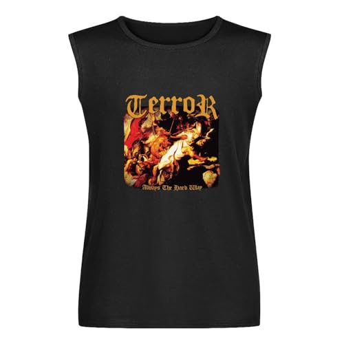 Terror Always The Hard Way American Beatdown Hardcore Band Men's Tank O-Neck Tops 100% Cotton Unisex Vests Sleeveless Black XL von Joxlbo