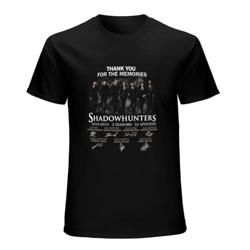Thank You for The Memories Shadowhunters All cast Signed 3 Seasons 55 Episodes Vintage Gift Men Women Girls Unisex Short-Sleeve T-Shirt Black XXXL von Joxlbo