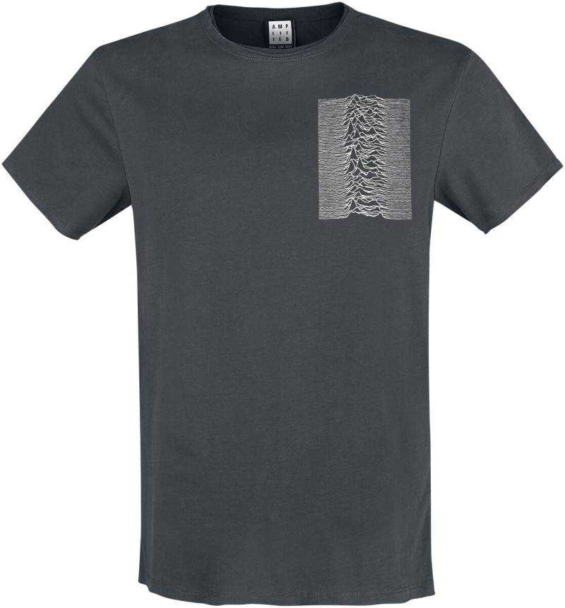 Joy Division Amplified Collection - Pulsar Pocket Tracklist T-Shirt charcoal in L von Joy Division