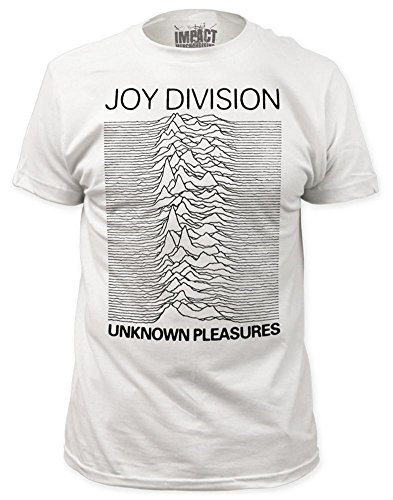 Joy Division - - Männer Unknown Pleasures T-Shirt in Weiß ausgestattet, XX-Large, White von Ill Rock Merch