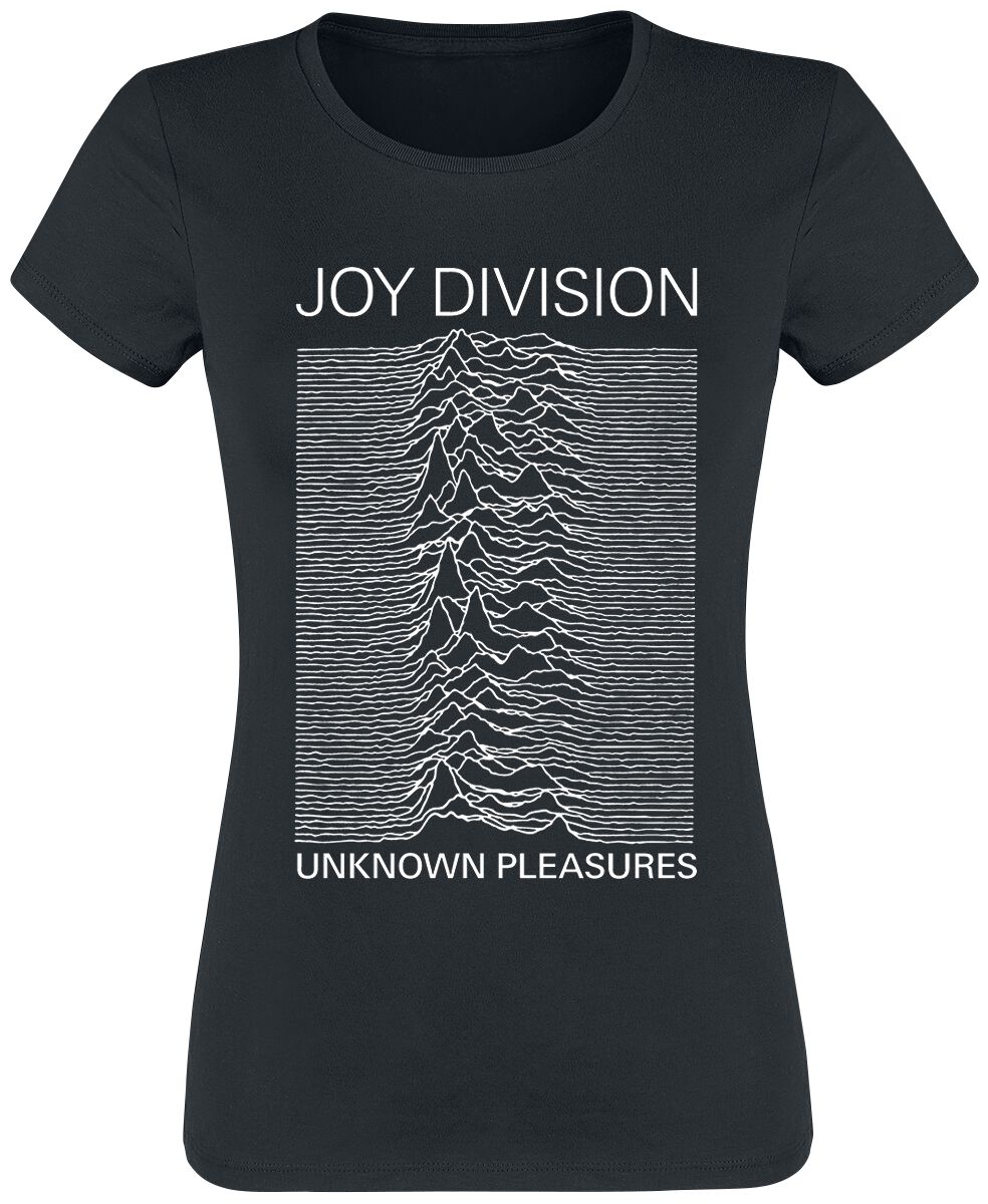 Joy Division Stacked Unknown Pleasures T-Shirt schwarz in L von Joy Division