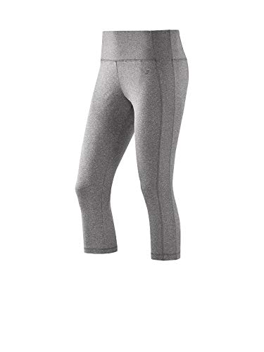 Joy Sportswear 3/4-Hose Susanna für Damen Stretch-Hose | Fitness, Running und Gym | Bewegungsfreiheit Normalgröße, 40, Black Melange von Joy Sportswear