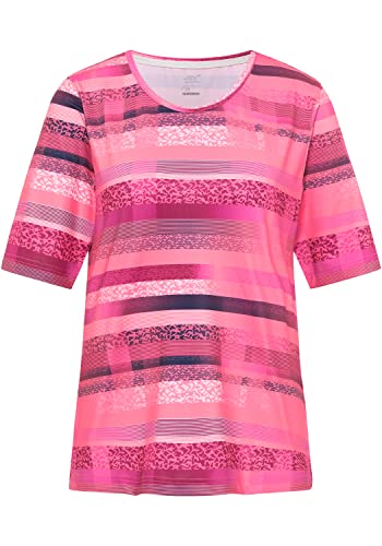 Joy Sportswear Alyssa T-Shirt für Damen mit modernen Streifen, Sportshirt aus angenehmen Material für Freizeit- und Outdoor-Aktivitäten 40, Camelia pink Stripes von Joy Sportswear